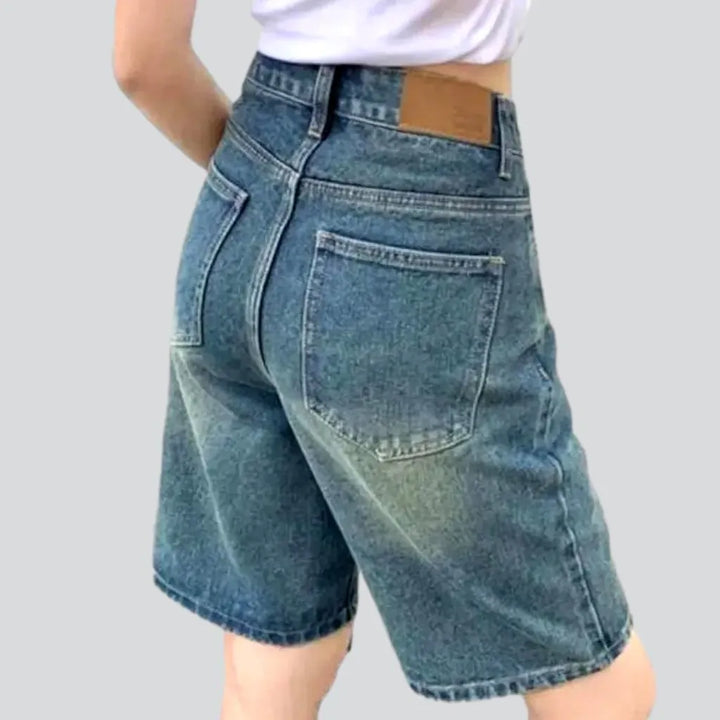 Vintage fashion denim shorts