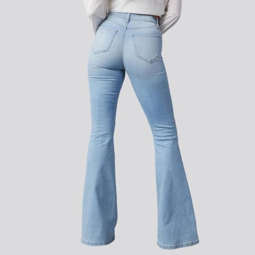Street bootcut jeans
 for women