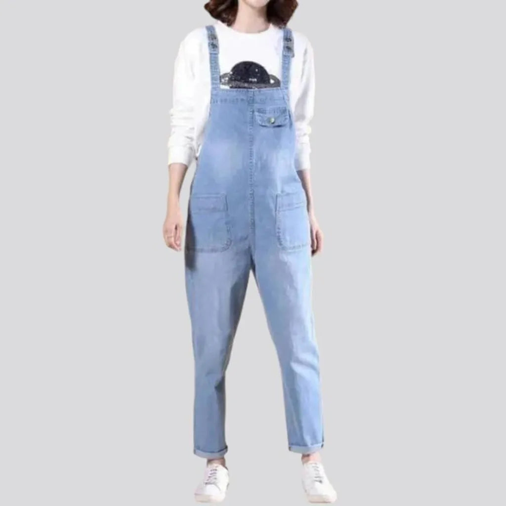 90s loose denim jumpsuit
 for women | Jeans4you.shop