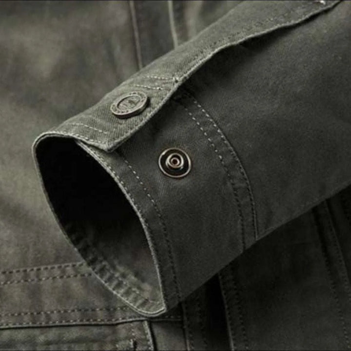 Color slim jean jacket
 for men