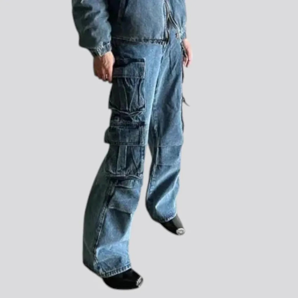 Fashion baggy men's jeans