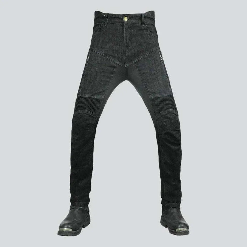 High-quality breathable biker jeans