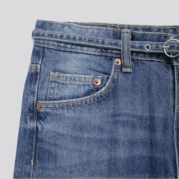 Faded lines and baggy jeans for women