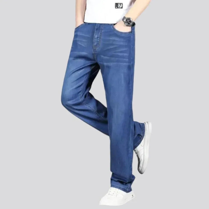 Classic men's straight jeans