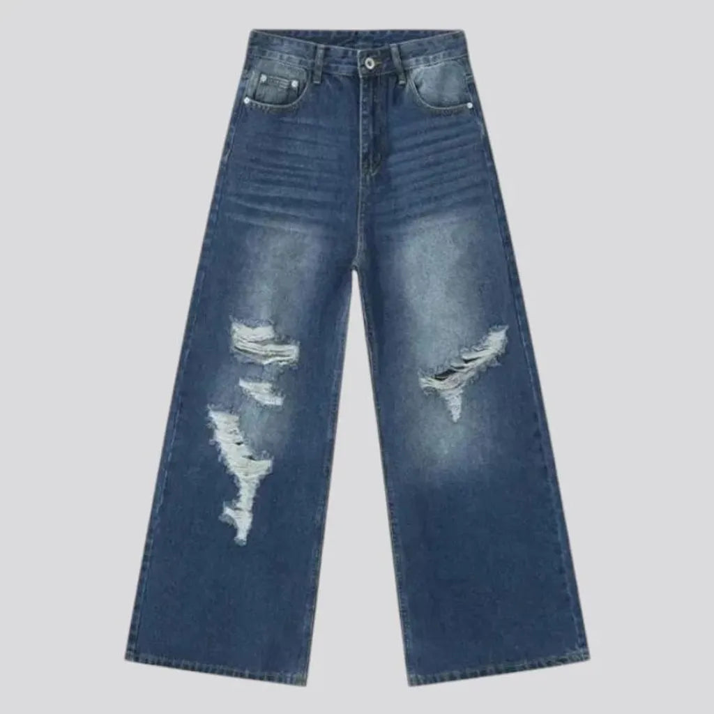 Distressed jeans for men