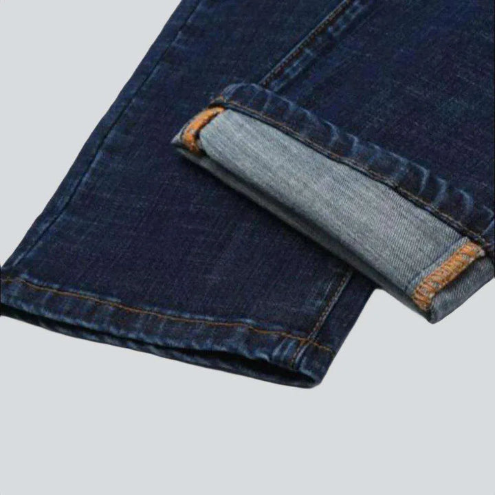 Business casual dark men's jeans