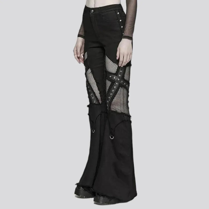 Bootcut gothic jeans
 for ladies