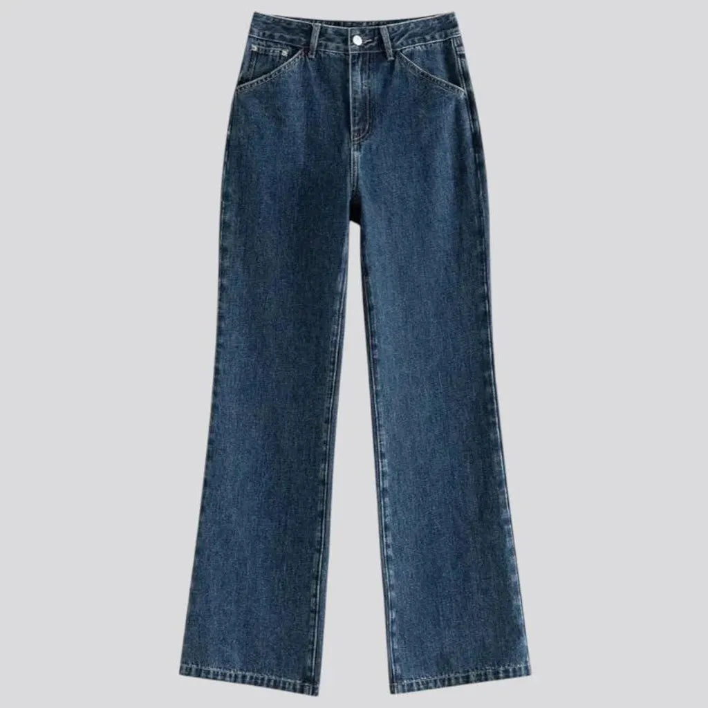 Bootcut fit dark women's jeans