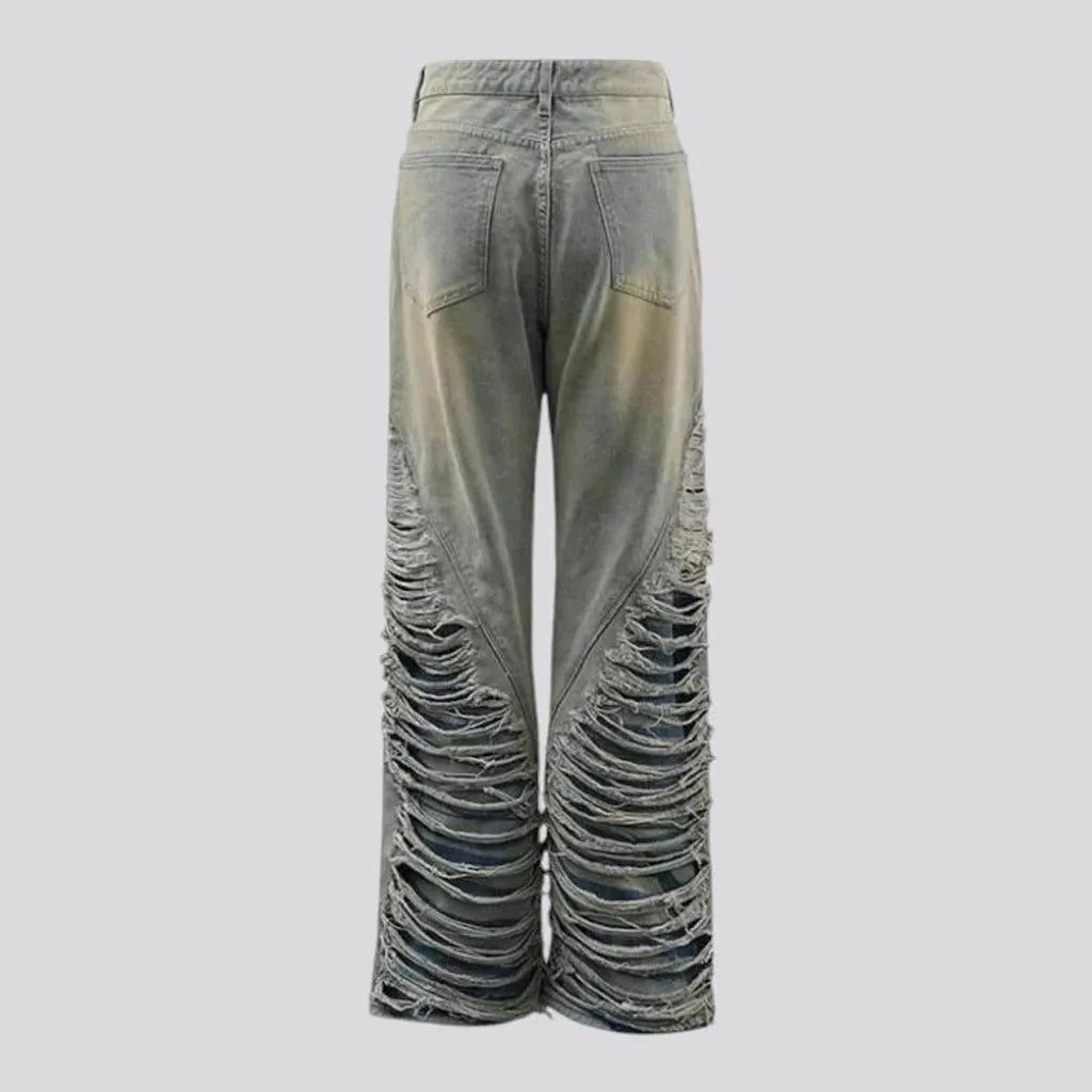 Vintage distressed jeans for men