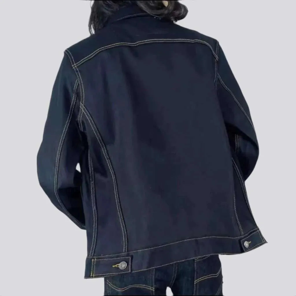 High quality selvedge jean jacket
 for men
