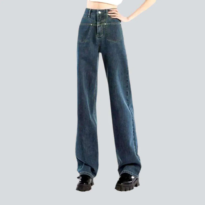 Vintage women's straight jeans