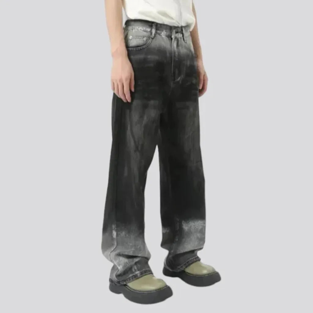 Vintage baggy two tone men's jeans