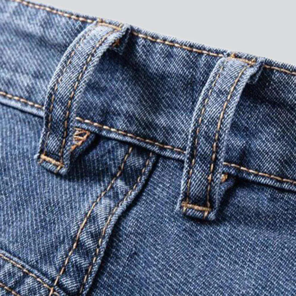 Thin stretchy casual men's jeans