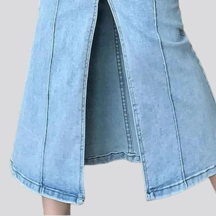 Street mermaid jeans skirt
 for women