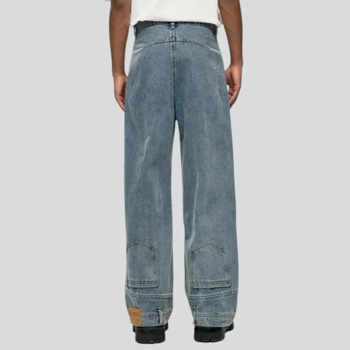 Boho high-rise men's jeans