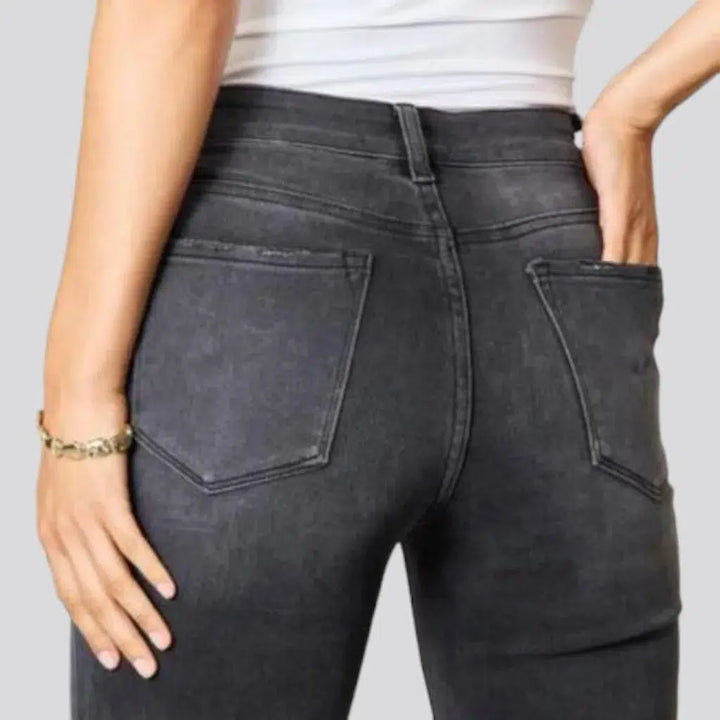 Vintage ankle-length jeans
 for women