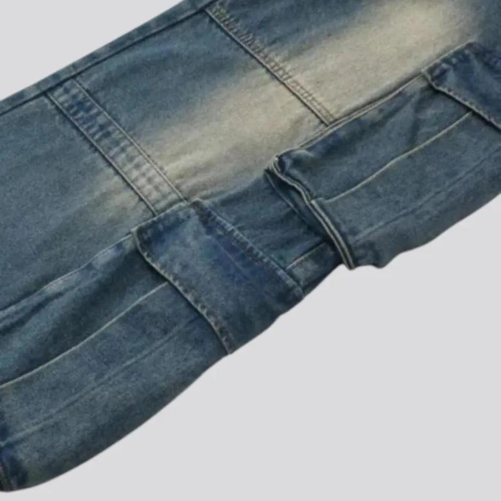 Wide fit men's jeans