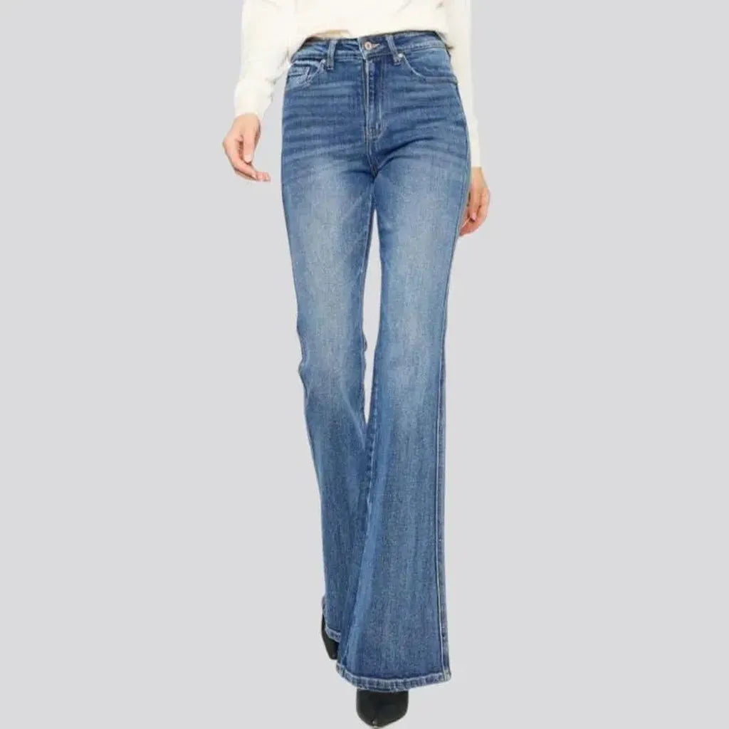 Flared fashion jeans
 for women