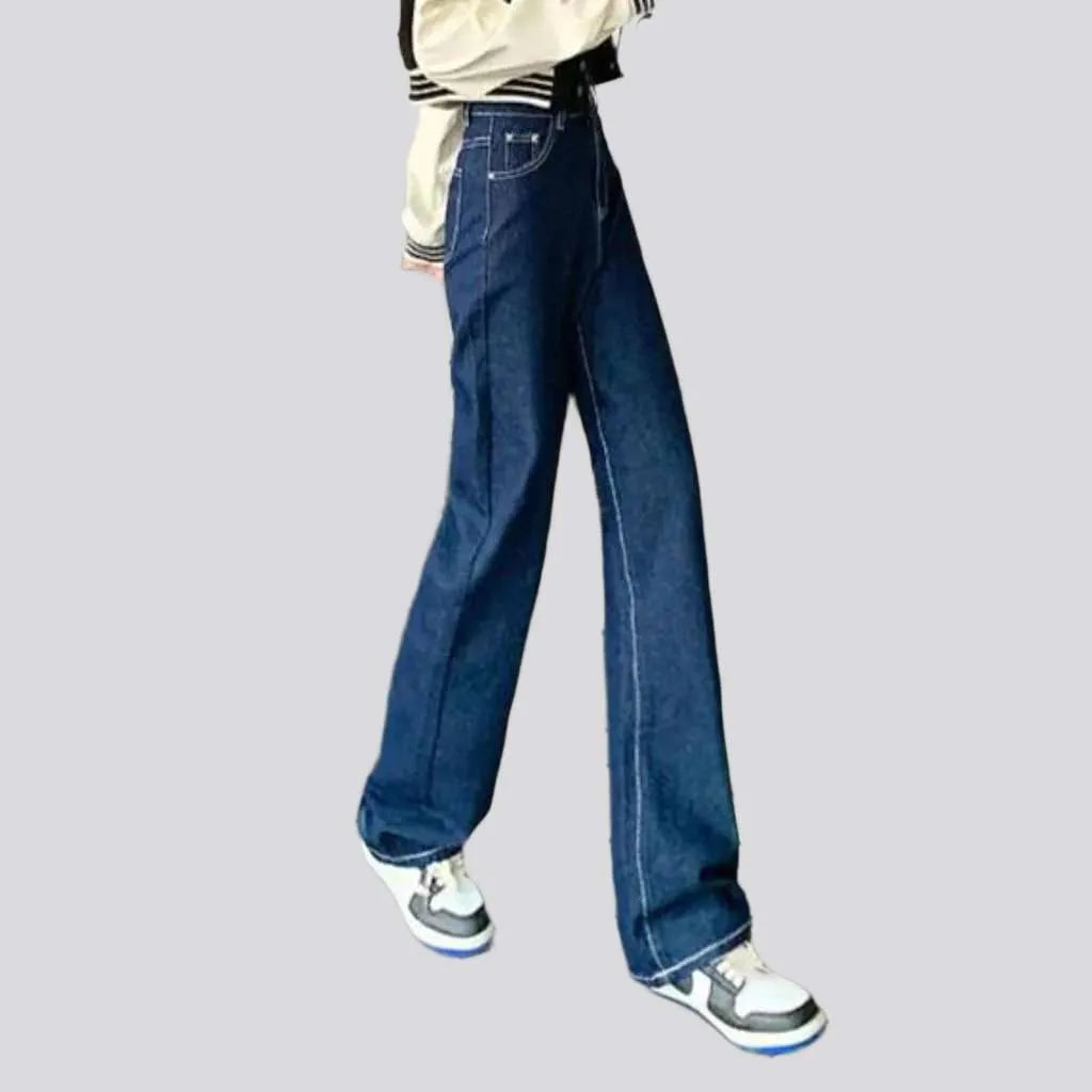 Straight-cut women's jeans
