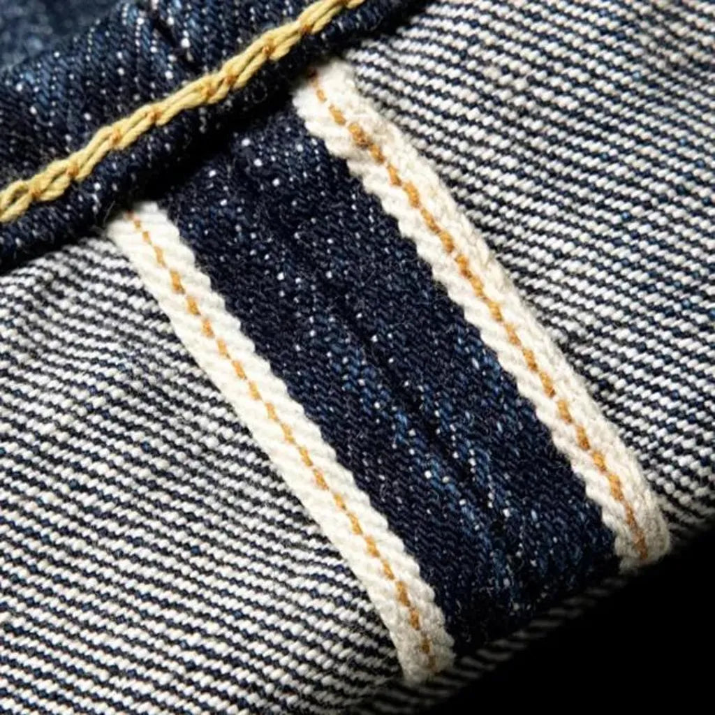 16oz men's self-edge jeans