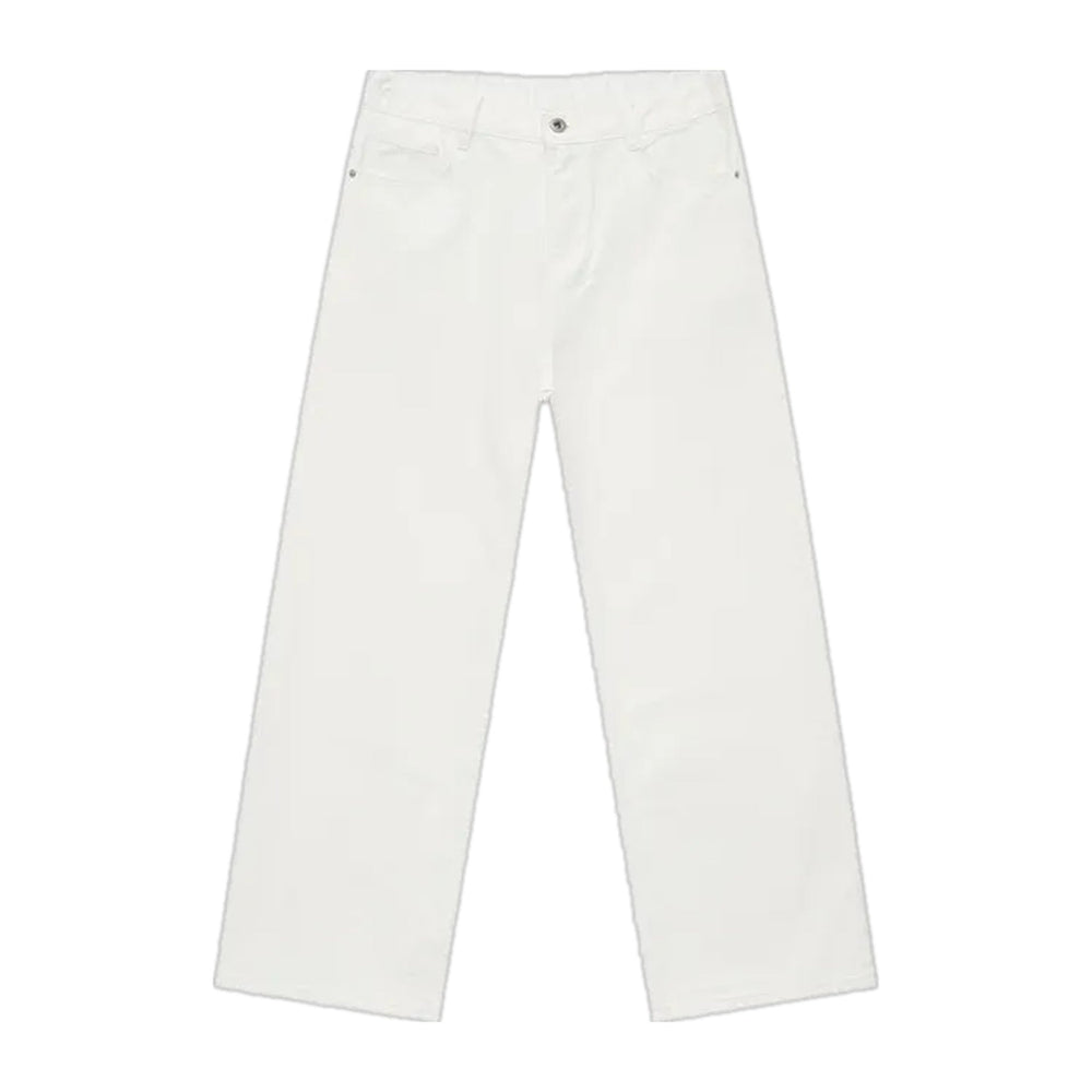 Whiskered Abraded Men's Jeans - White