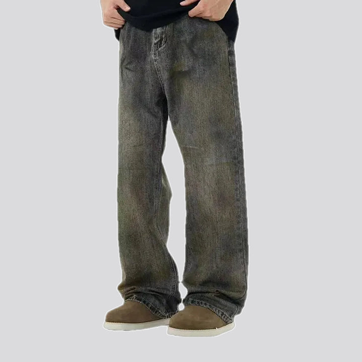 Vintage mid waist men's jeans