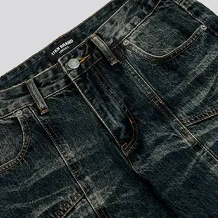 Vintage style wide fit men's jeans