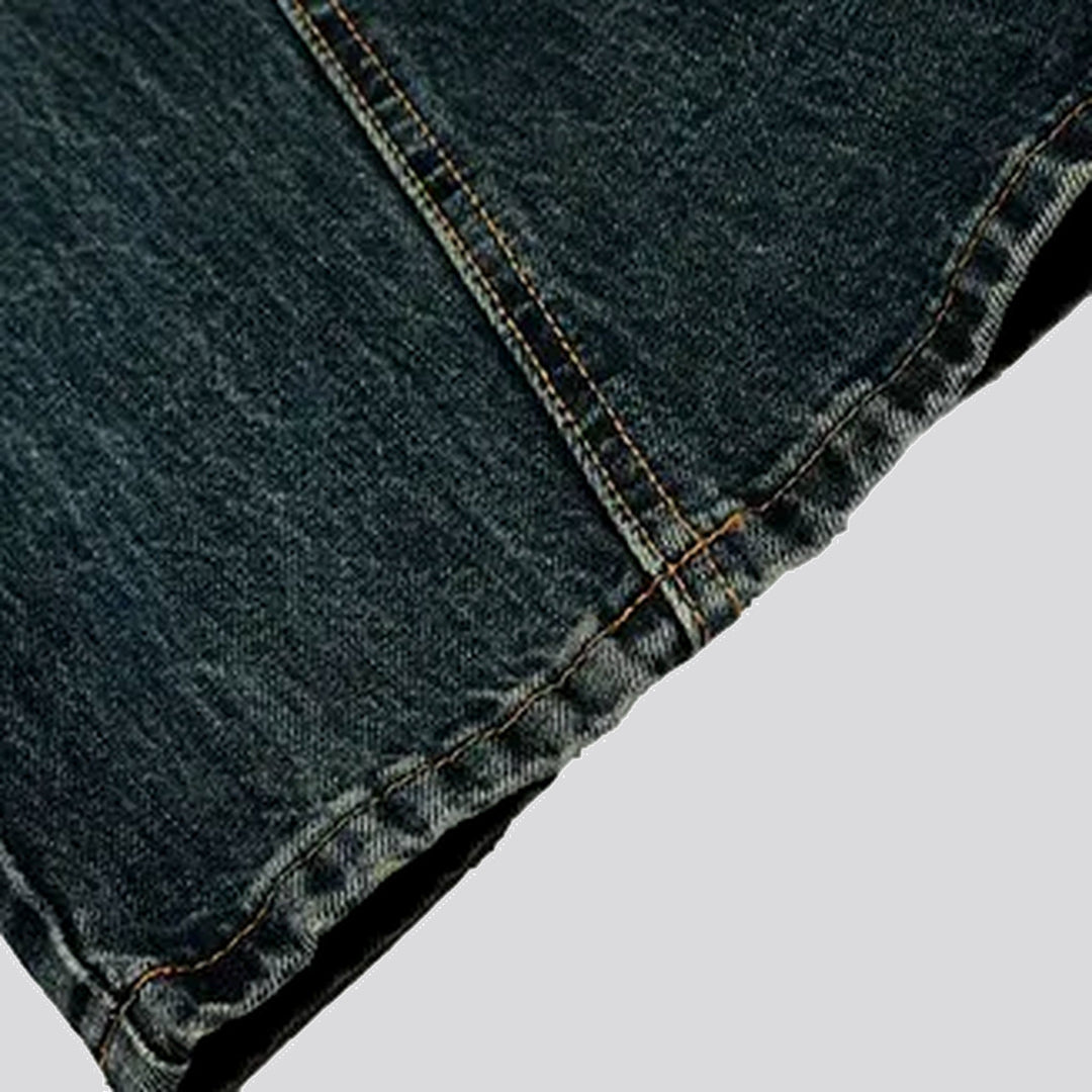 Vintage style wide fit men's jeans