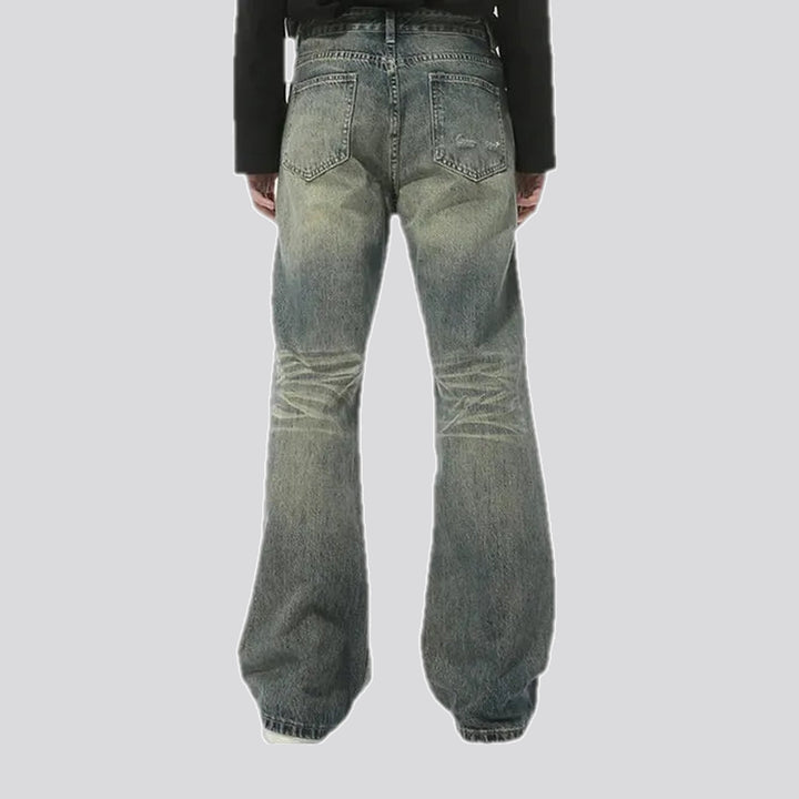 90s grunge style bootcut men's jeans