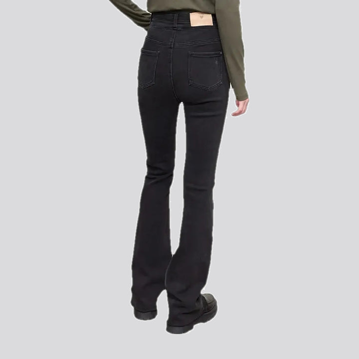 Stretchable padded casual women's jeans