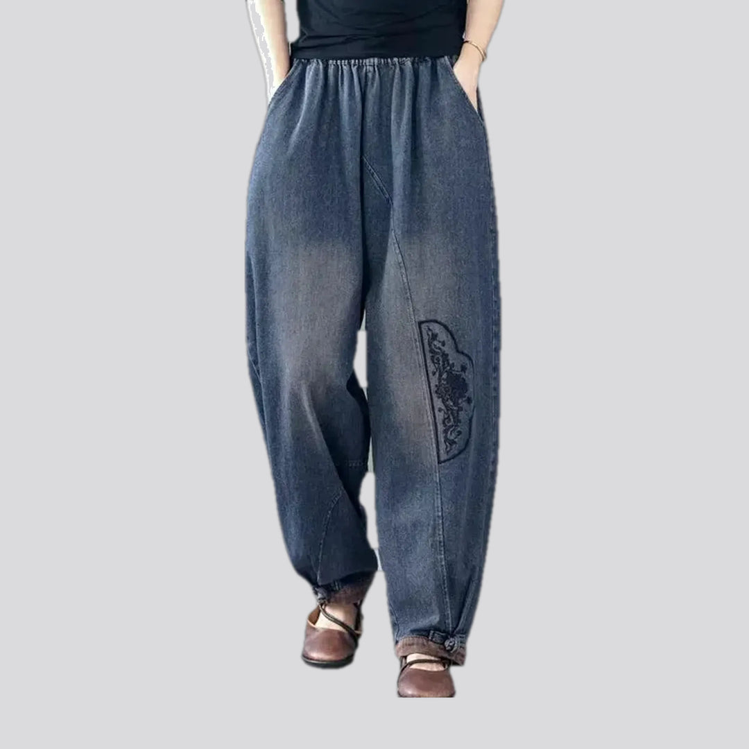 Adjustable Hem Boho Women's Jean Joggers | Jeans4you.shop