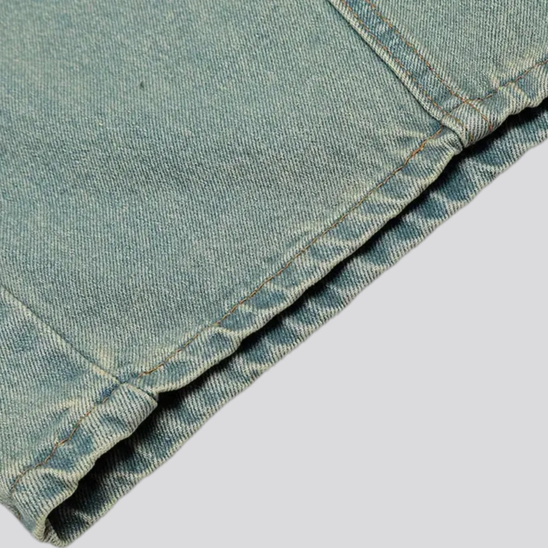 90s style slouchy faded men's jeans