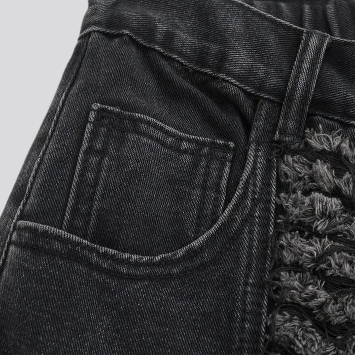 Fashion style distressed men's jeans