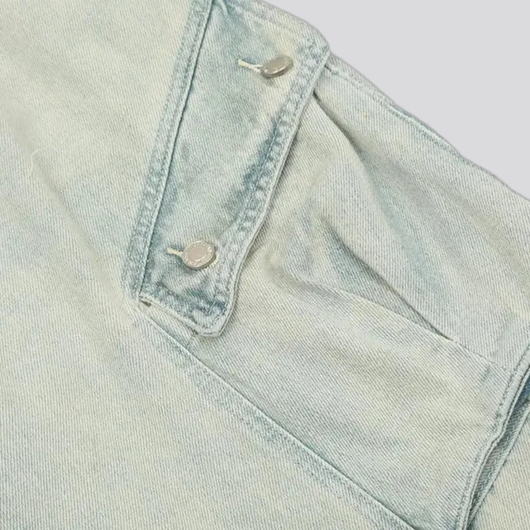 Baggy retro stonewashed men's jeans