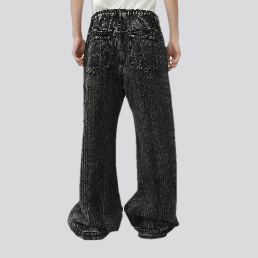 Fashionable painted men's jeans