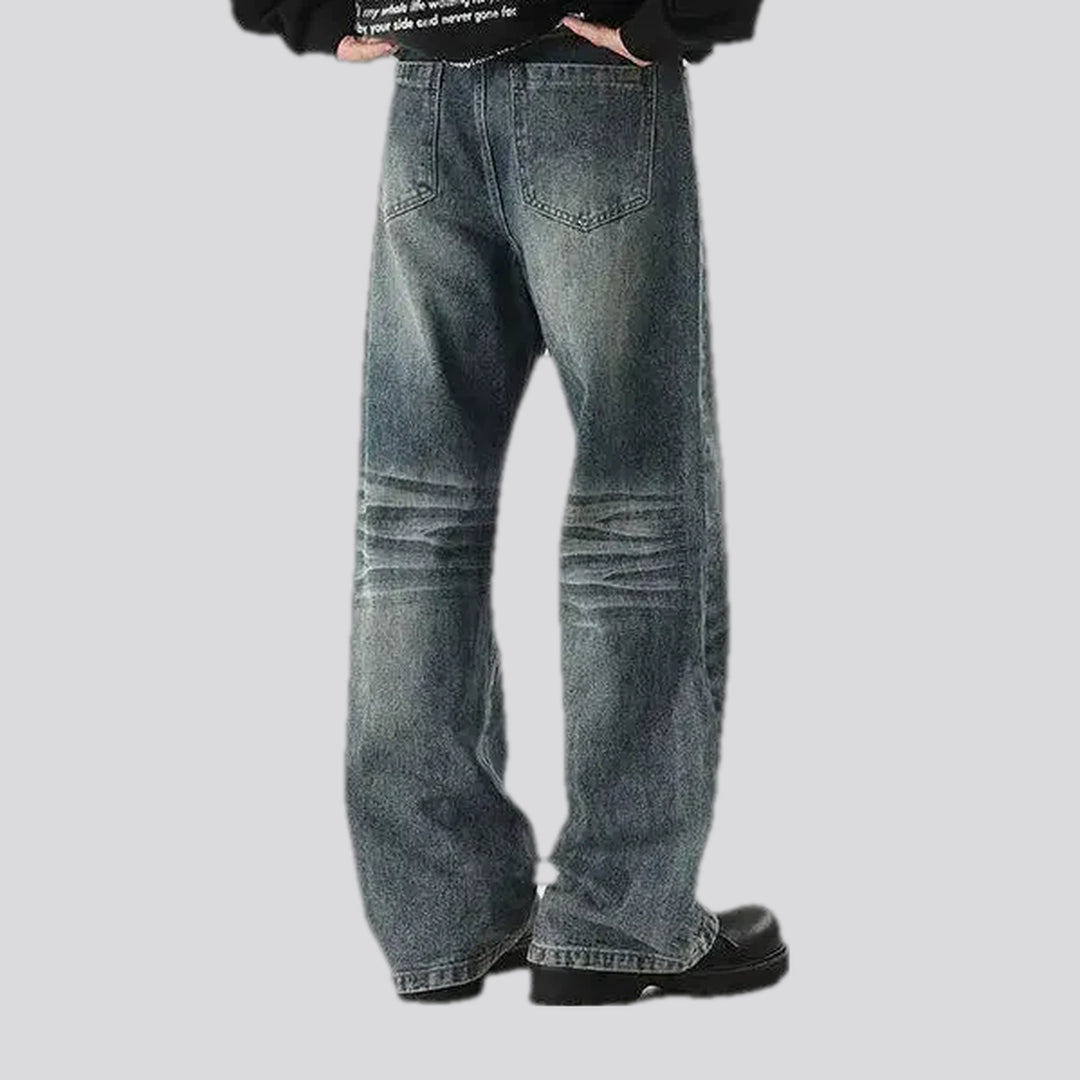 Vintage faded men's jeans