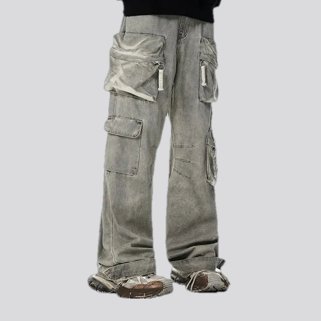 Mid rise jeans for men