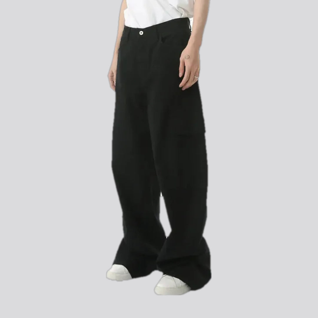 Baggy cargo stylish men's denim pants