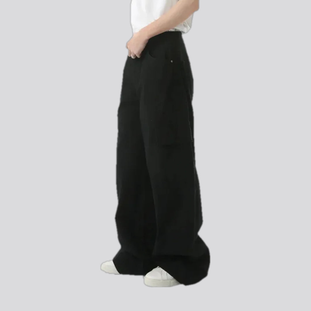 Baggy cargo stylish men's denim pants