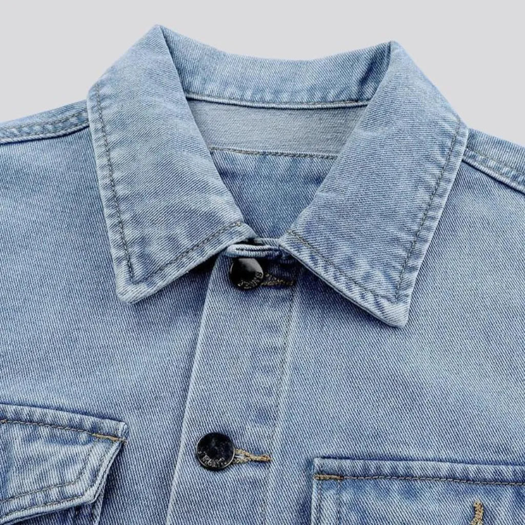 90s light-wash women's jean jacket