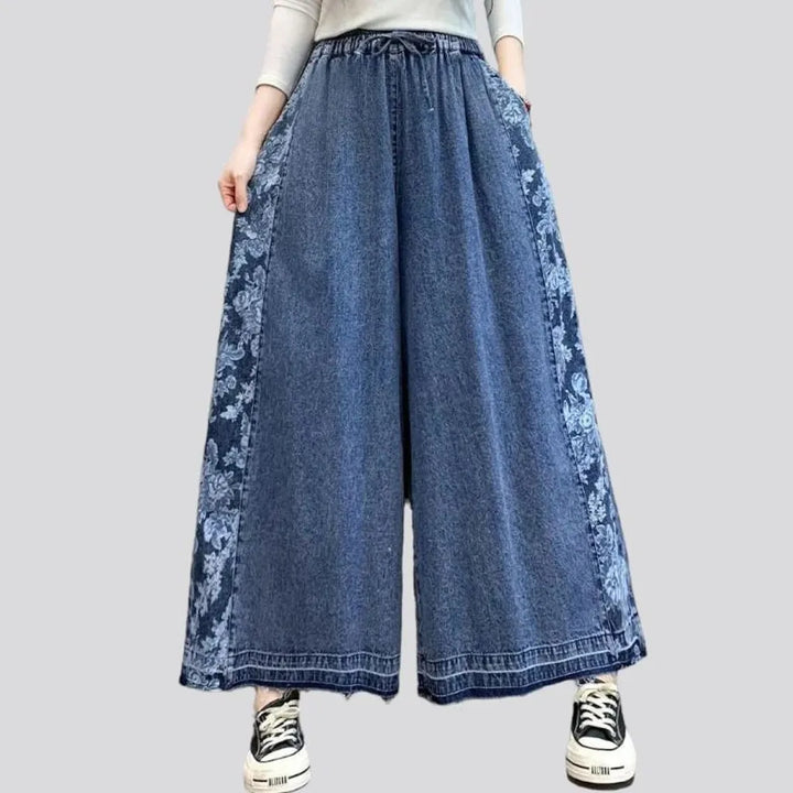 Culottes women's denim pants