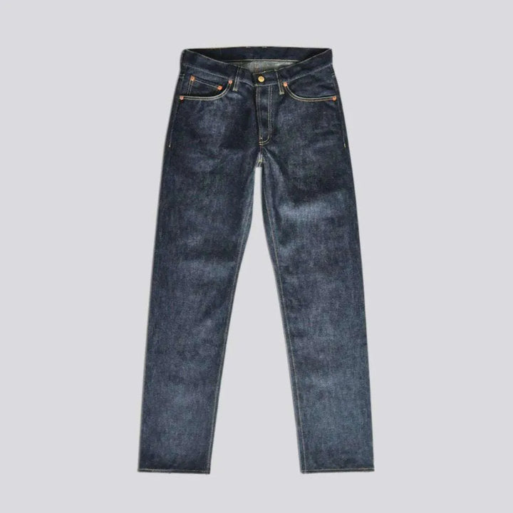 Raw selvedge jeans
 for men