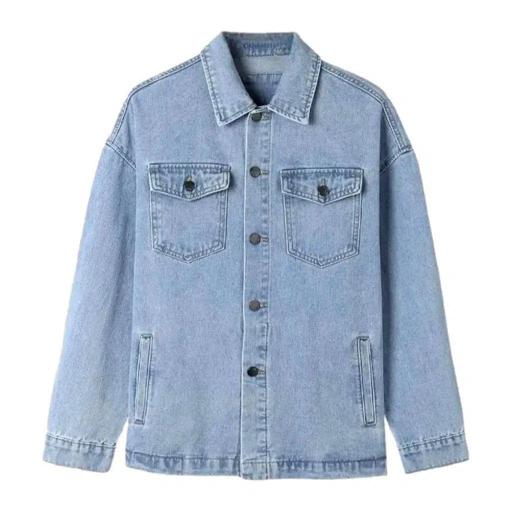 90s light-wash women's jean jacket