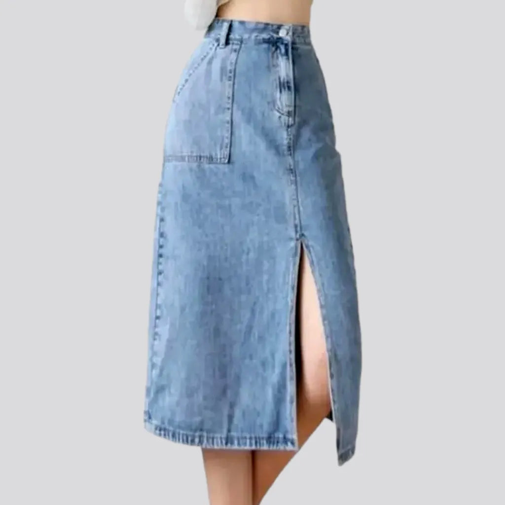 90s midi denim skirt
 for ladies | Jeans4you.shop