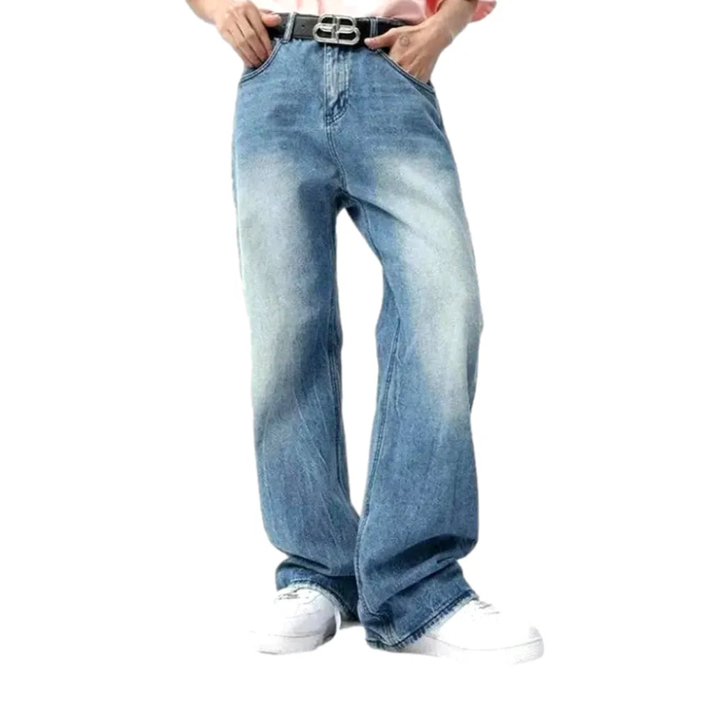 90s sanded jeans
 for men