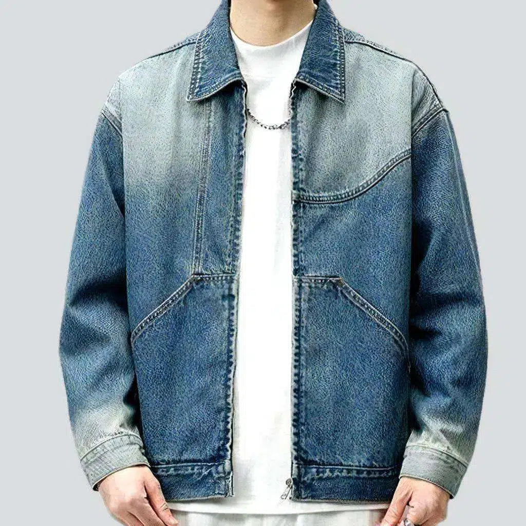 90s sanded men's denim jacket | Jeans4you.shop
