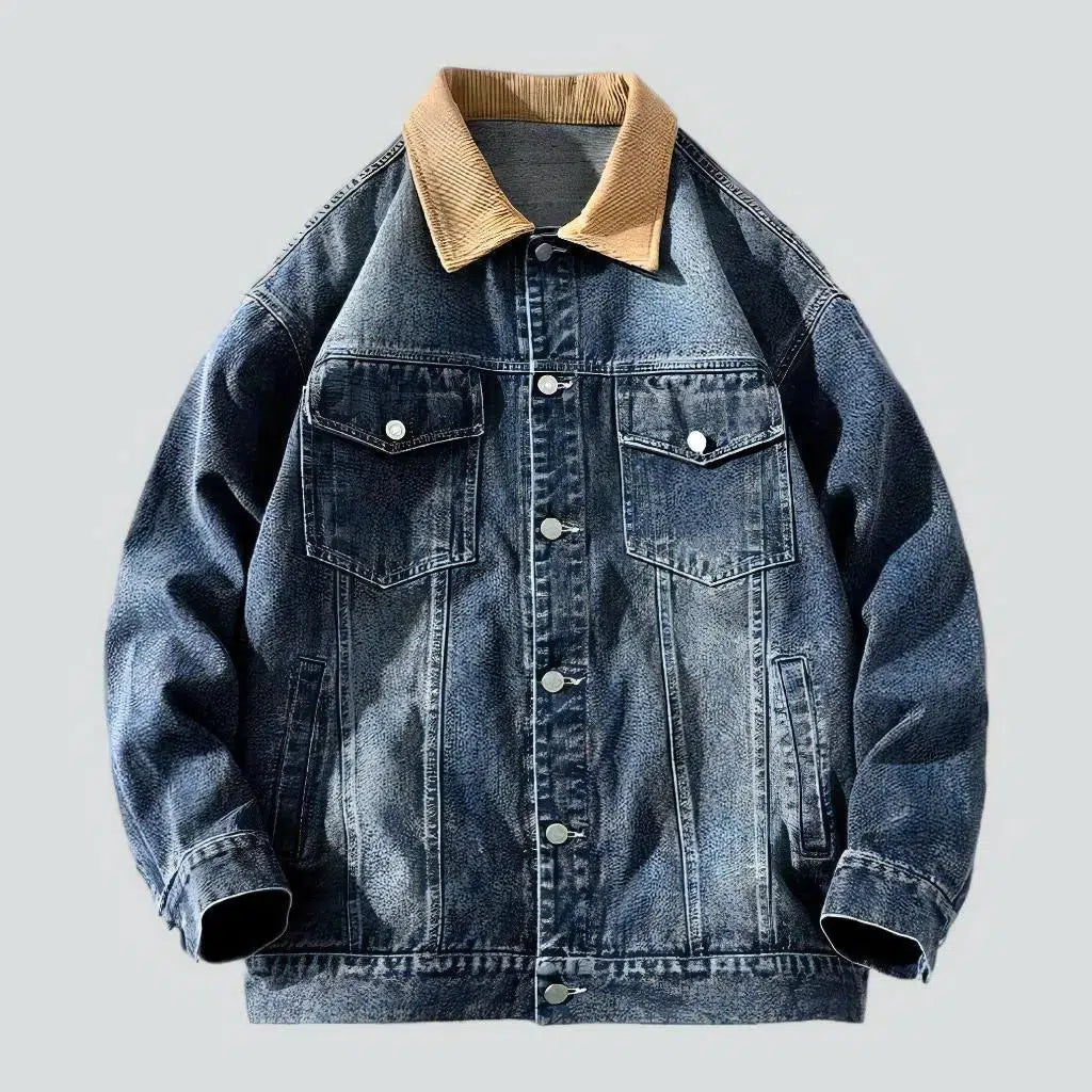 90s stonewashed men's denim jacket | Jeans4you.shop