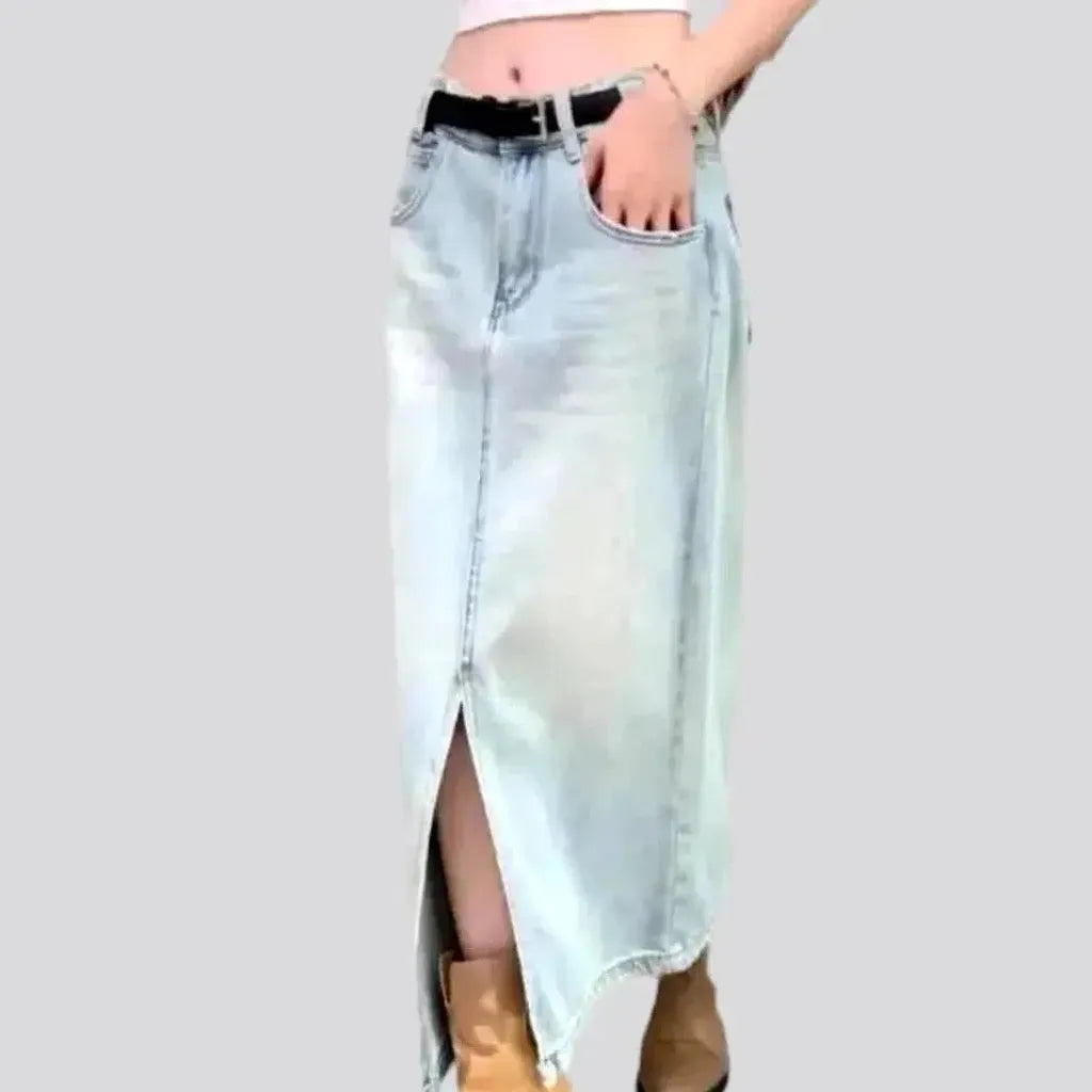 90s whiskered women's jeans skirt | Jeans4you.shop