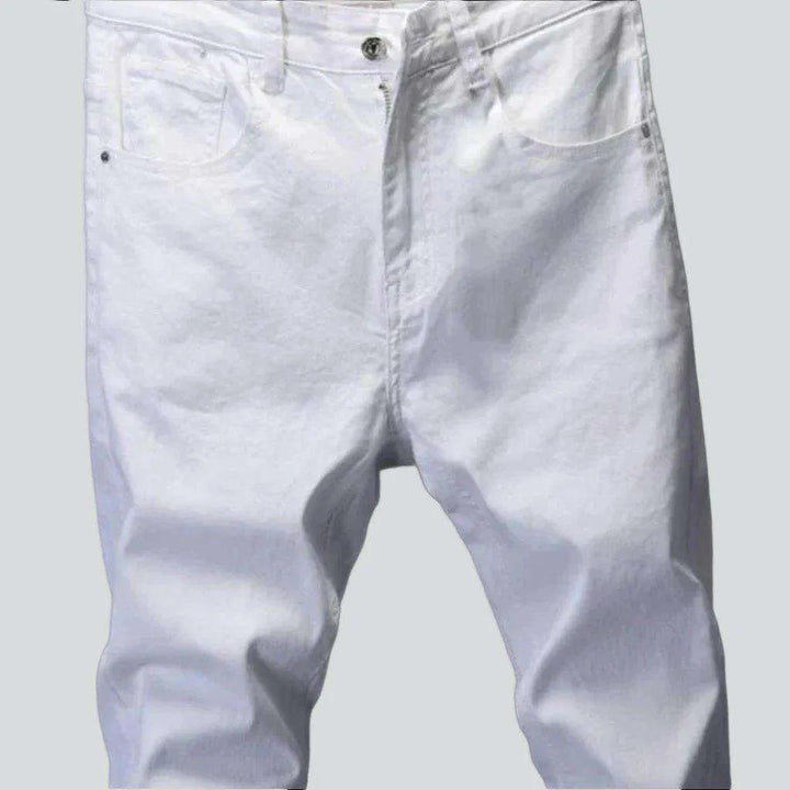 Comfortable white stretchy jeans