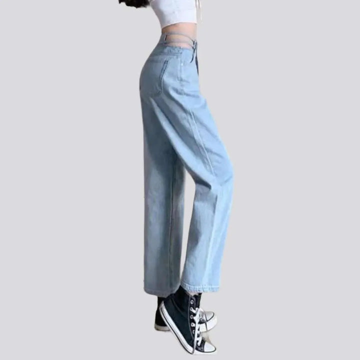 90s light wash jeans
 for ladies